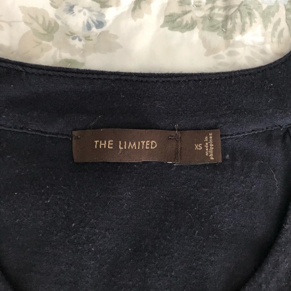 The Limited Navy Tank with Ruffle Detail - Picture 3 of 8